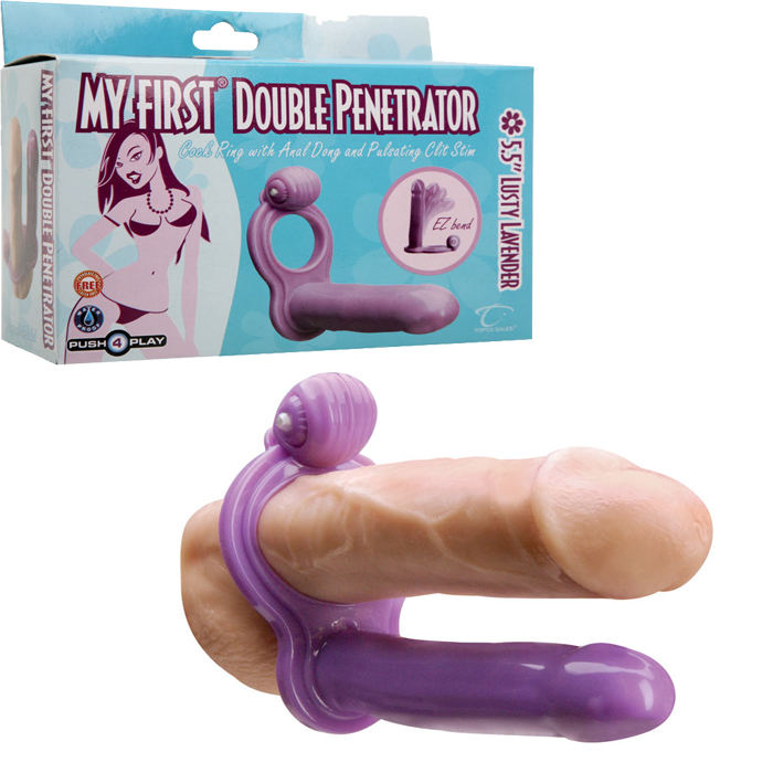 ����������� ������ My First Double Penetrator, Lusty Lavender � ����������������� ������� + �������� �������� ������������� ������� �������������