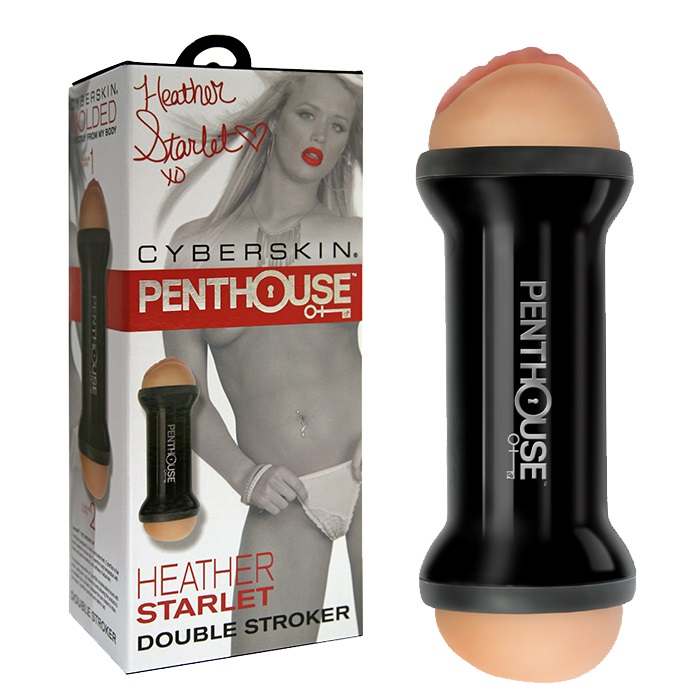 ����������� ������������� ���� � ������ � ���� Penthouse Double Sided Stroker, Heath