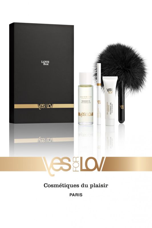����� Love Box: ��������� ����� TITILLATING MASSAGE OIL, 30��, �������� ���� EXCITEMENT GEL FOR WOMEN, 10g, ��������, ���������