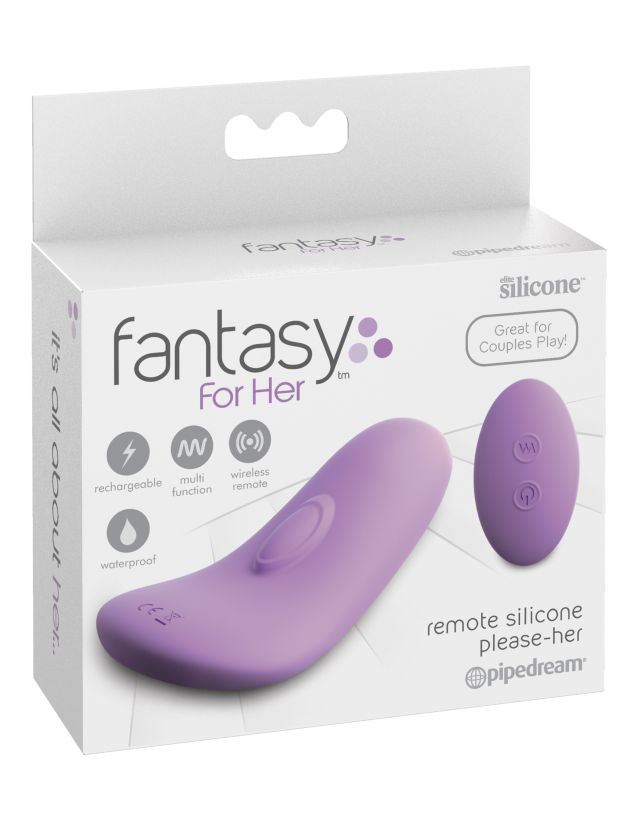 ���������� ��������������� � ������� �� Fantasy For Her Remote Silicone Please-Her