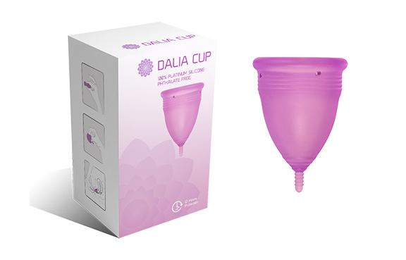 Dalia cup Чаша менструальная многоразовая среднего размера Dalia cup Чаша менструальная многоразовая среднего размера